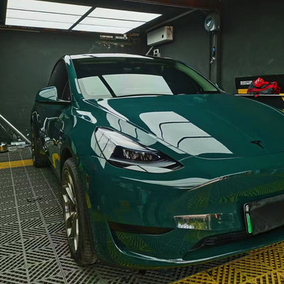 PET Mohsen Green Car Wrap