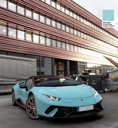 PET Tanager Blue Vinyl Wrap