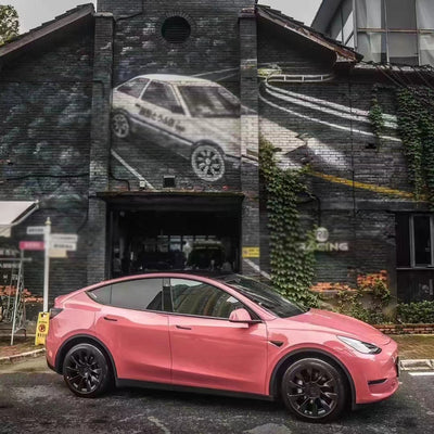 PET Glossy crystal Morganite Red