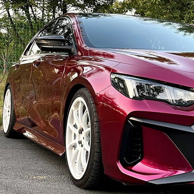 PET Metallic Rupee Purple Vehicle Wrap