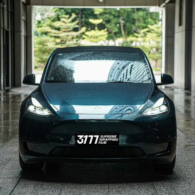 PET Metallic Midnight Green Car Film