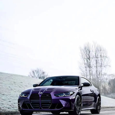 PET Metallic Midnight Purple Vehicle Wrap