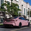PET Wulong Milk Pink Car Wrap