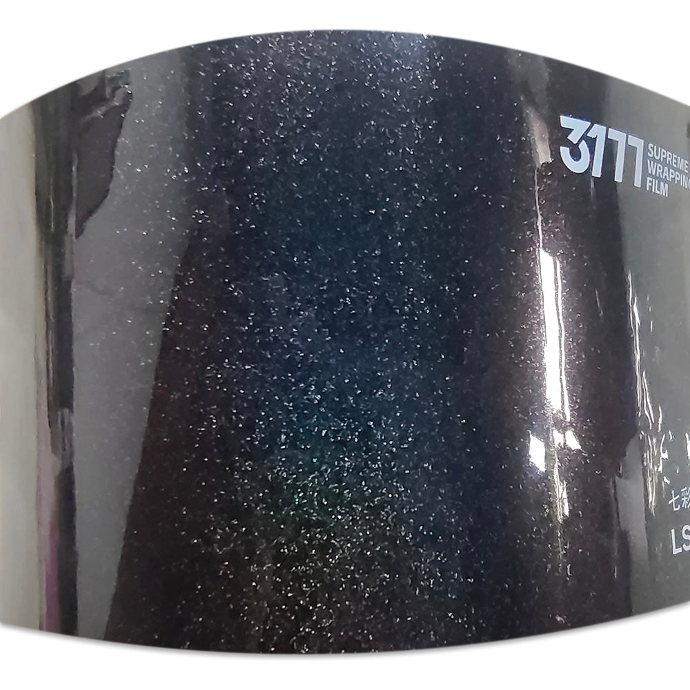 Glossy Iridescence Laser Black