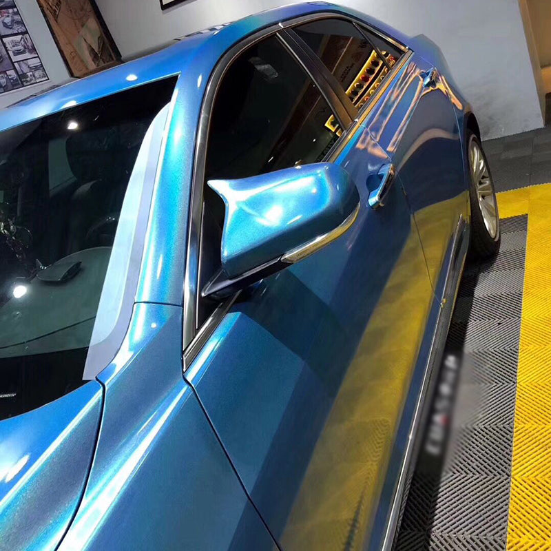 Gloss Iridescent Laser Blue Full Wrap