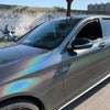 Glossy Iridescence Laser Brown Grey Vehicle Wrap