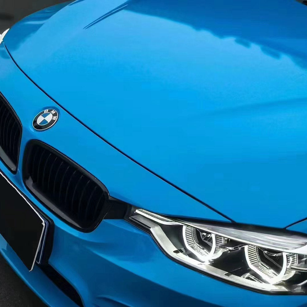 PET Ice Cream Blue Vinyl Wrap