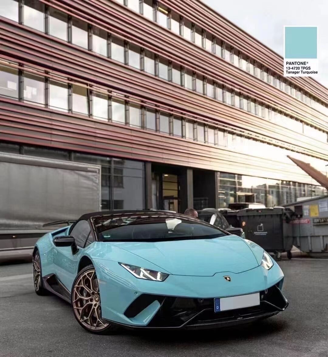 PET Tanager Blue Vinyl Wrap