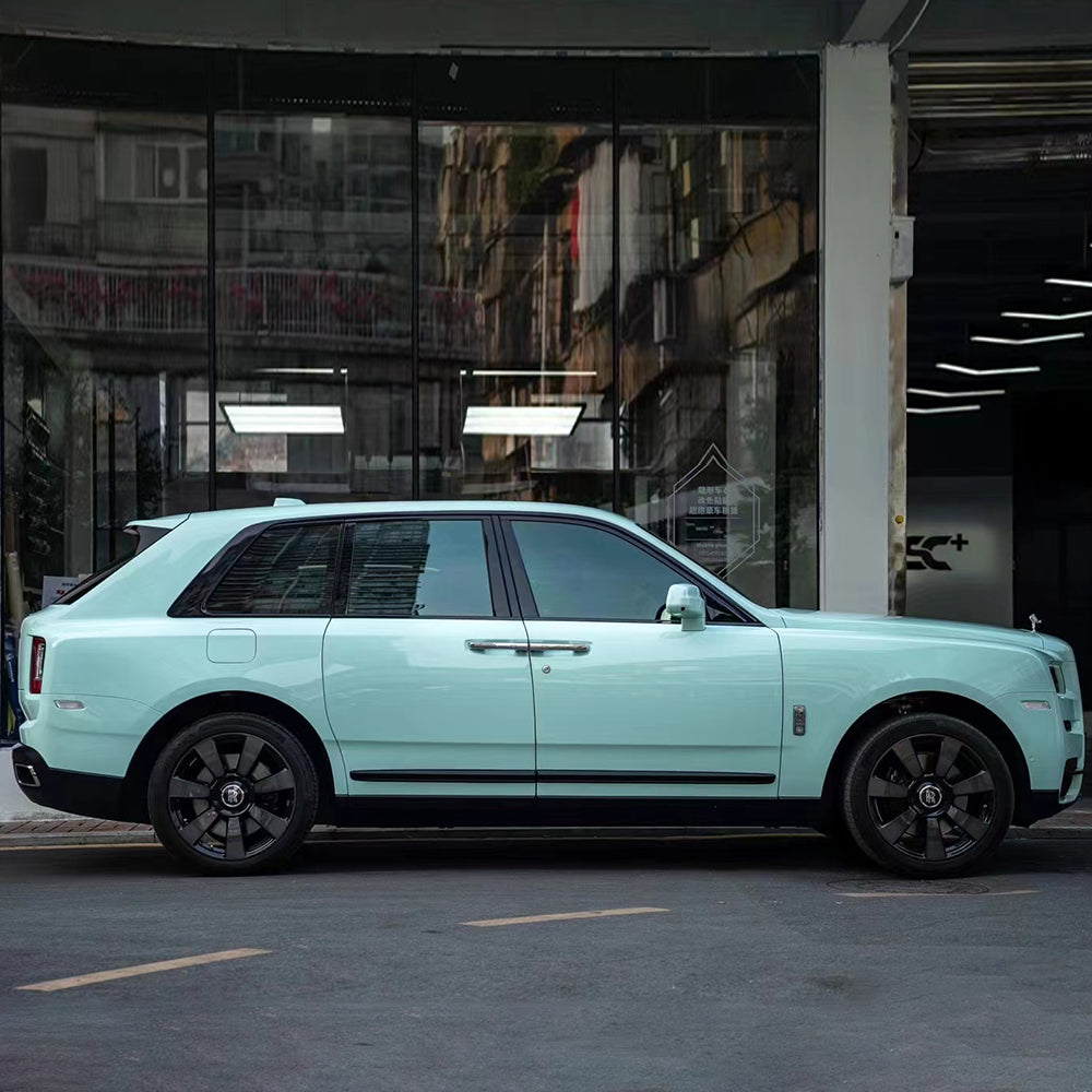 PET Cragginess Green Vinyl Wrap