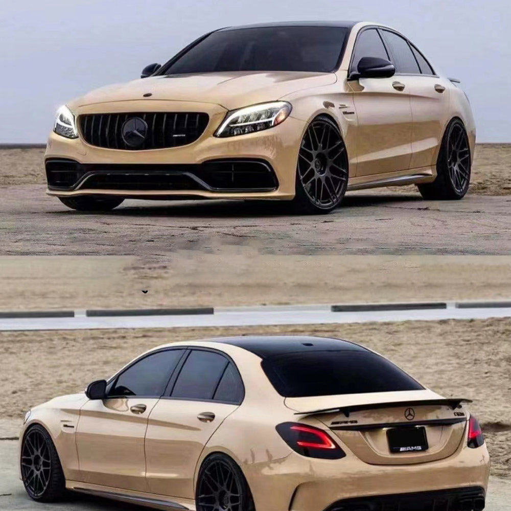 PET Glossy Crystal Desert Yellow Vinyl Wrap