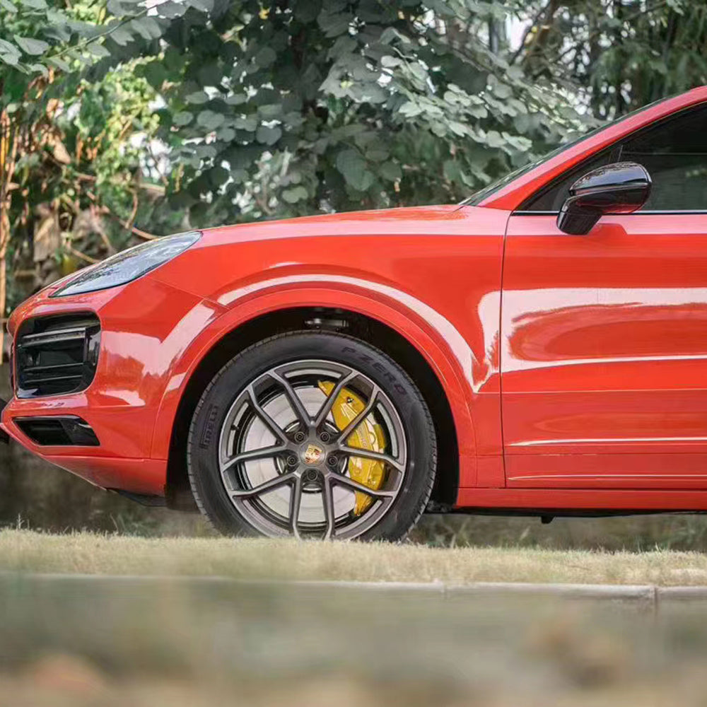 PET Porsche Orange Vinyl Wrap