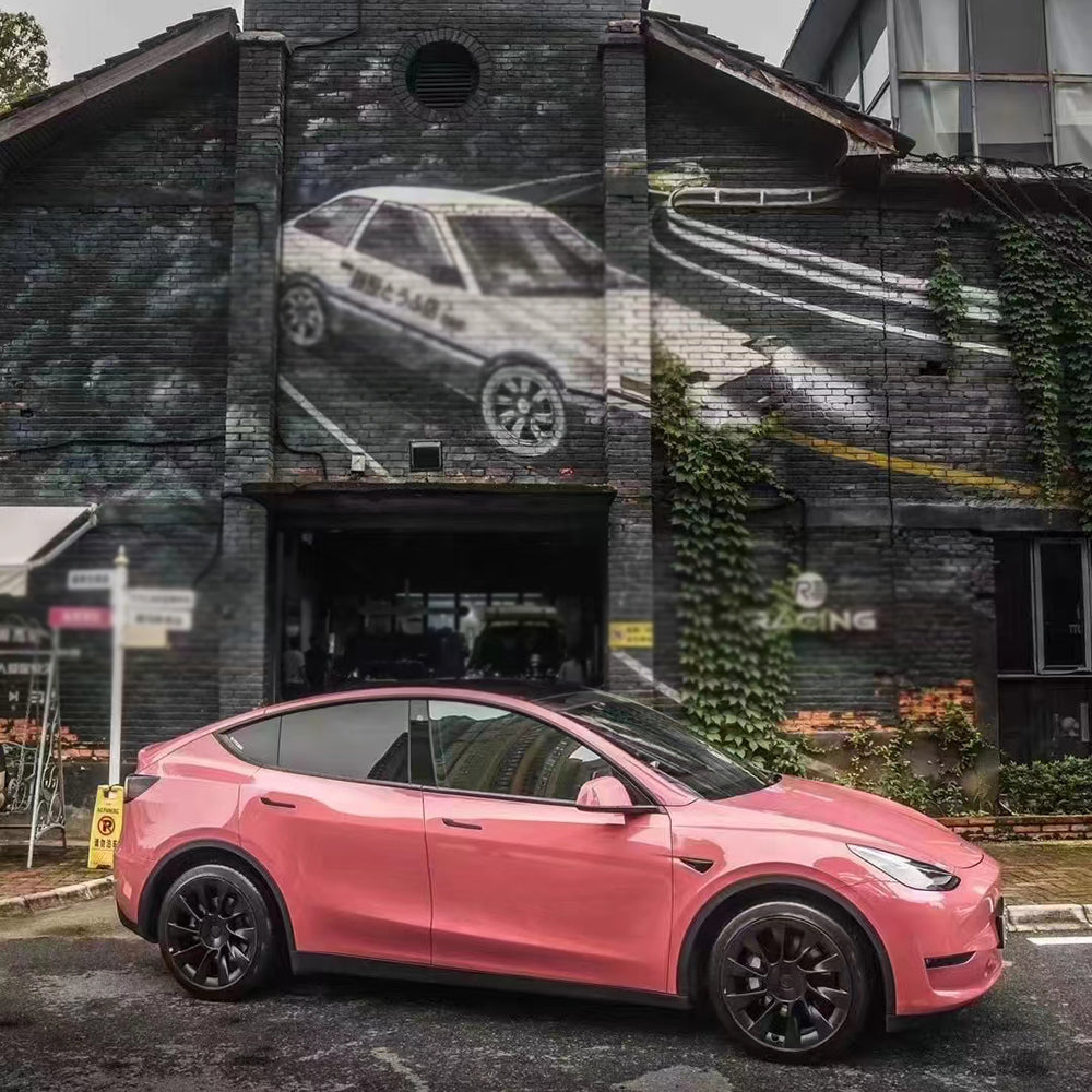 PET Glossy crystal Morganite Red