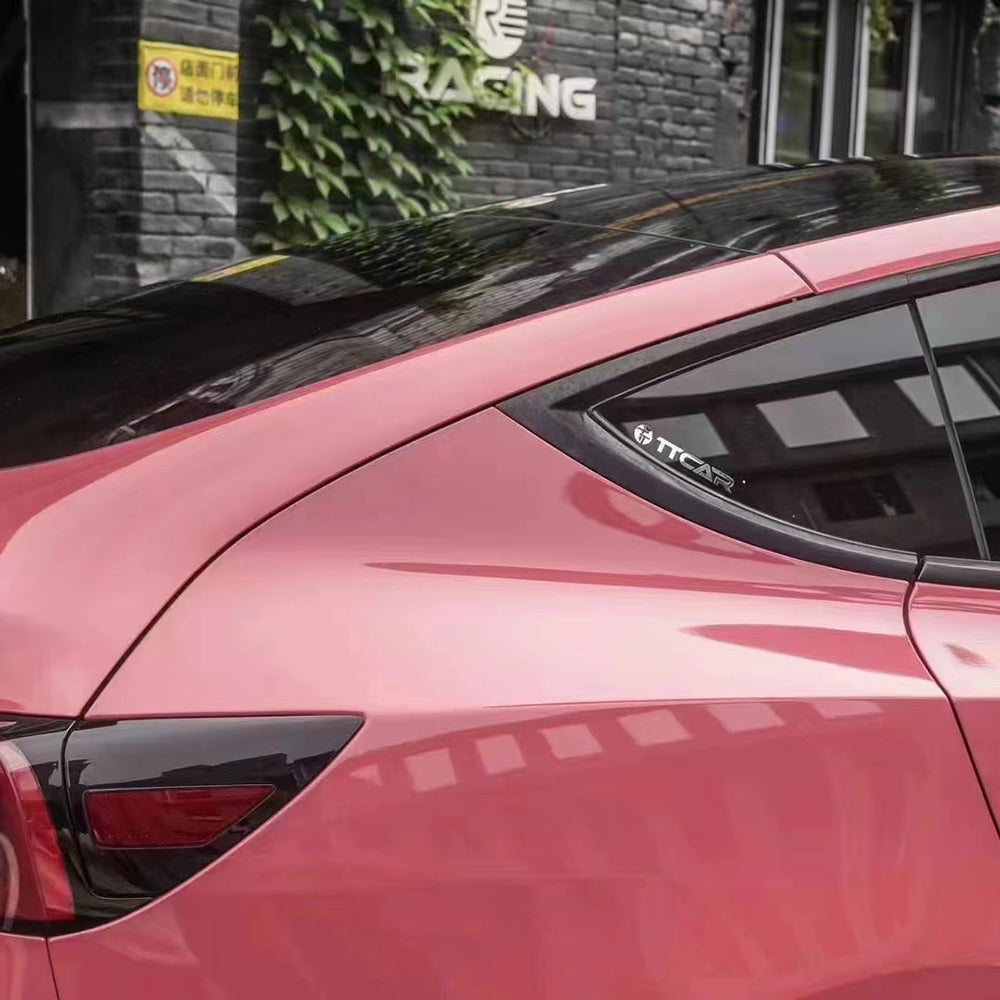 PET Glossy crystal Morganite Red