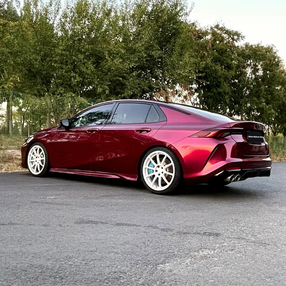 PET Metallic Rupee Purple Vehicle Wrap