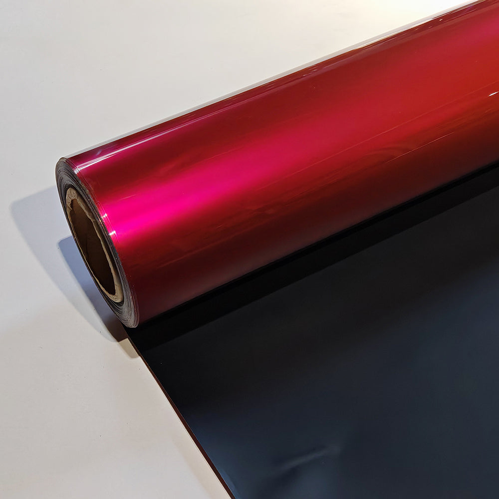 PET Metallic Rupee Purple Vehicle Wrap