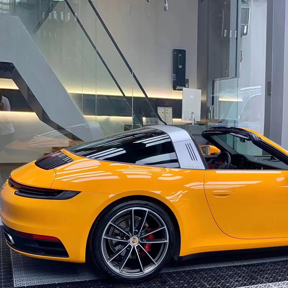 PET Mclaren Orange Vinyl Wrap