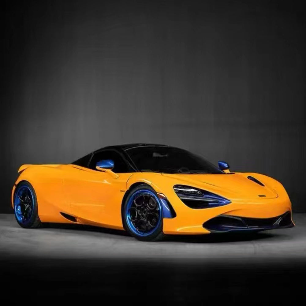 PET Mclaren Orange Vinyl Wrap