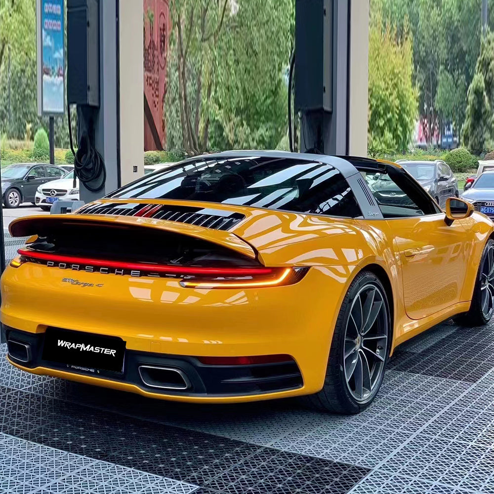 PET Mclaren Orange Vinyl Wrap