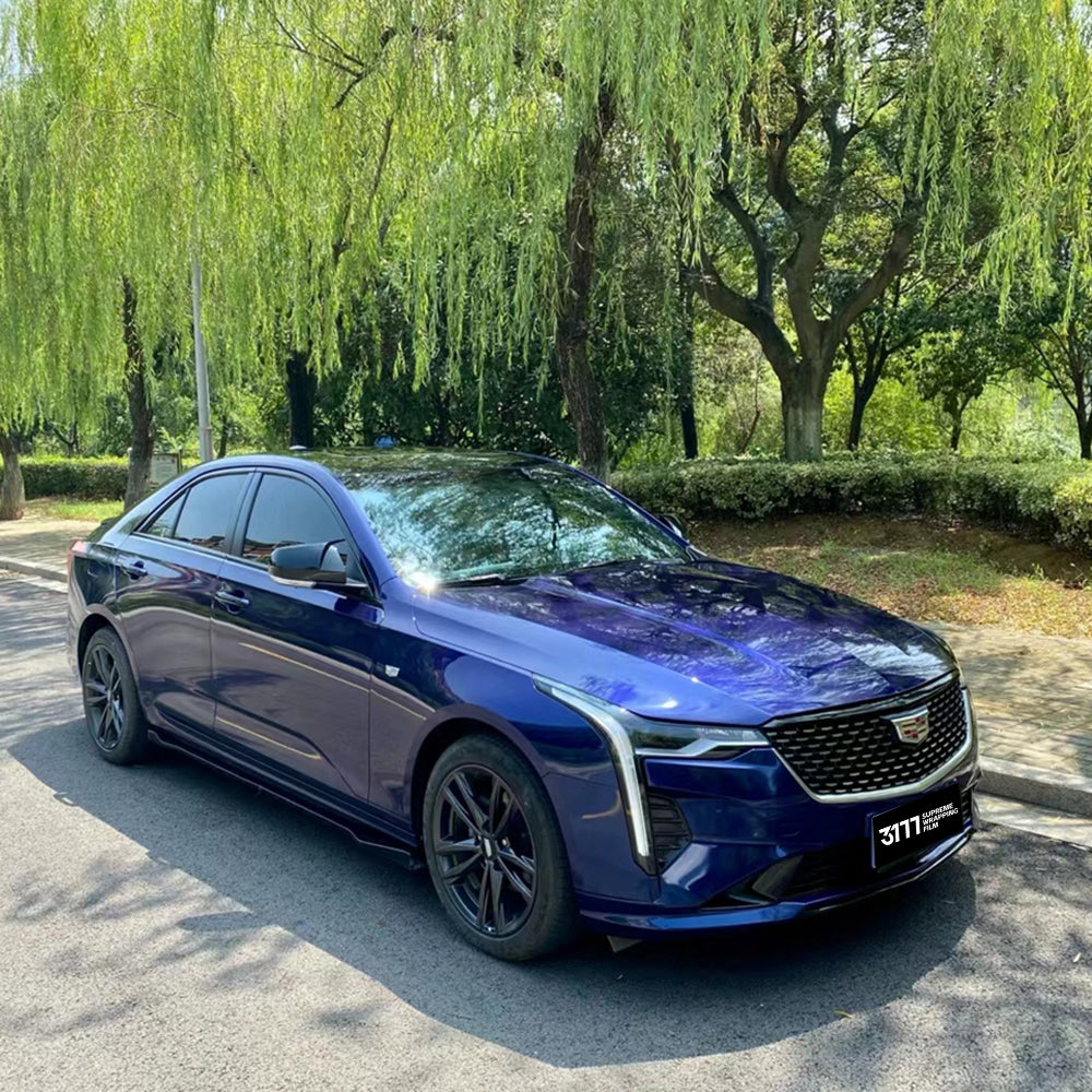 PET Metallic Gentian Blue Car Wrap