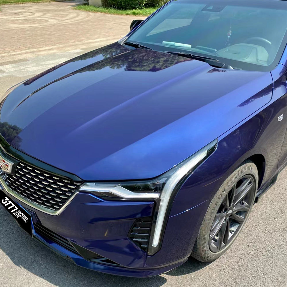 PET Metallic Gentian Blue Car Wrap