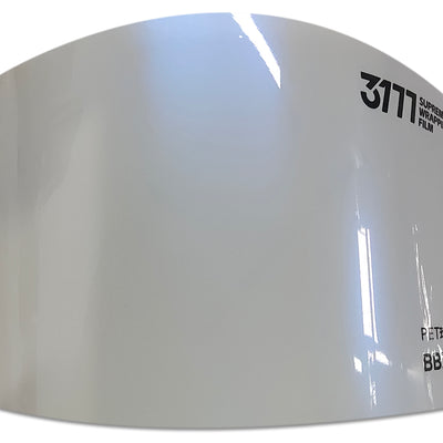 PET Glossy White to Blue