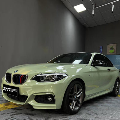 PET Khaki Grey Vinyl Wrap