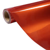 PET Metallic Gulf Orange Vinyl Film