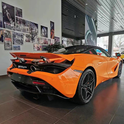 PET Mclaren Orange Vinyl Wrap