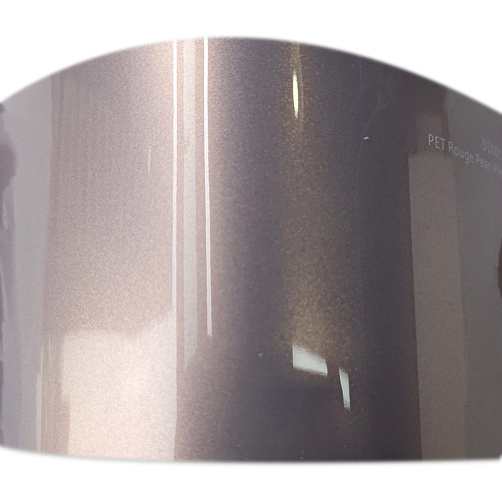 PET Metallic Rouge Pearl Pink Wrap