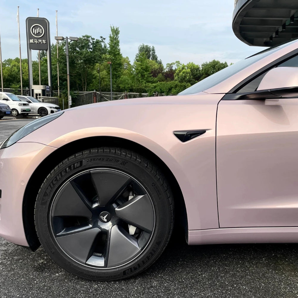 PET Metallic Rouge Pearl Pink Wrap