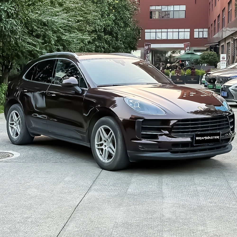 PET Metallic Mahogany Red