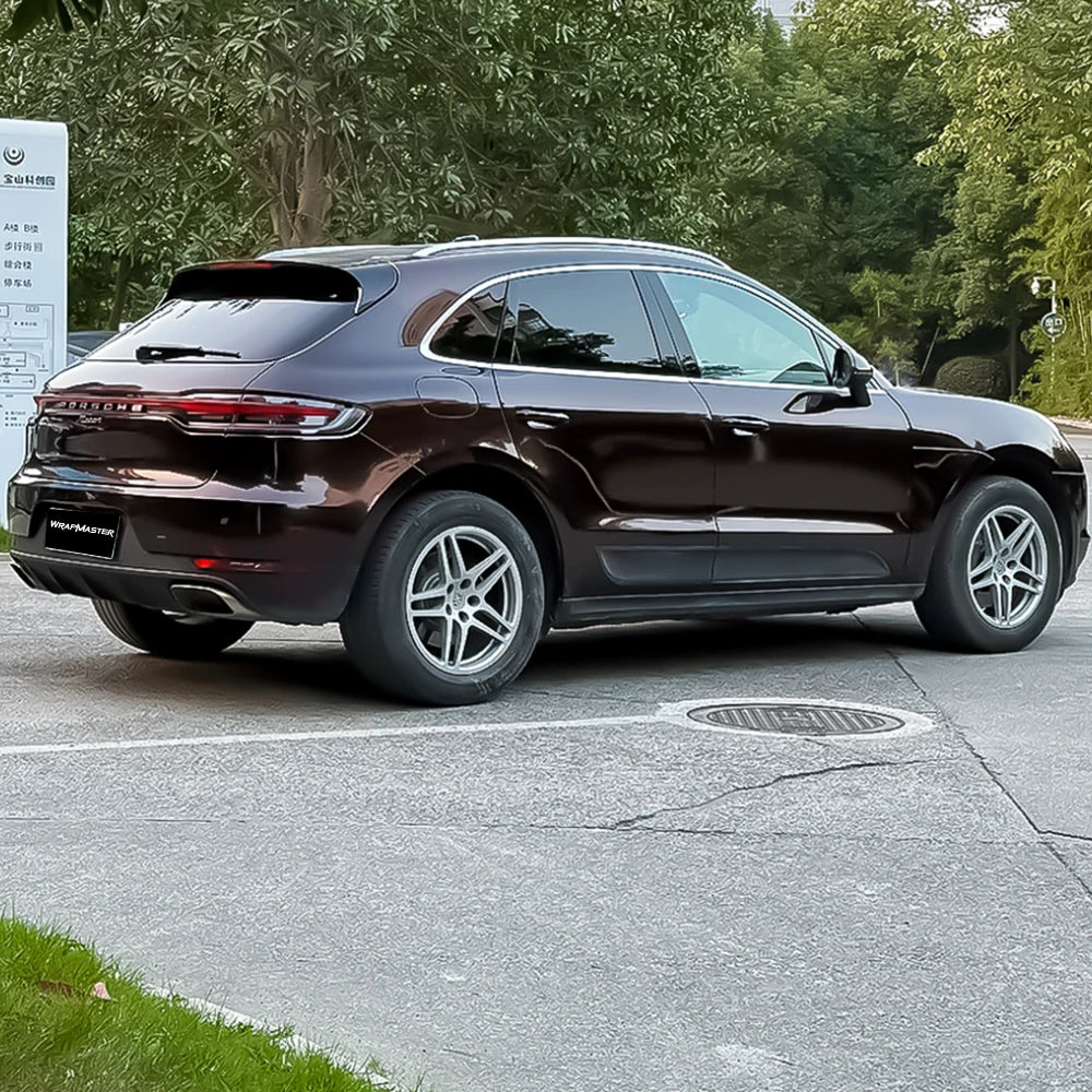 PET Metallic Mahogany Red