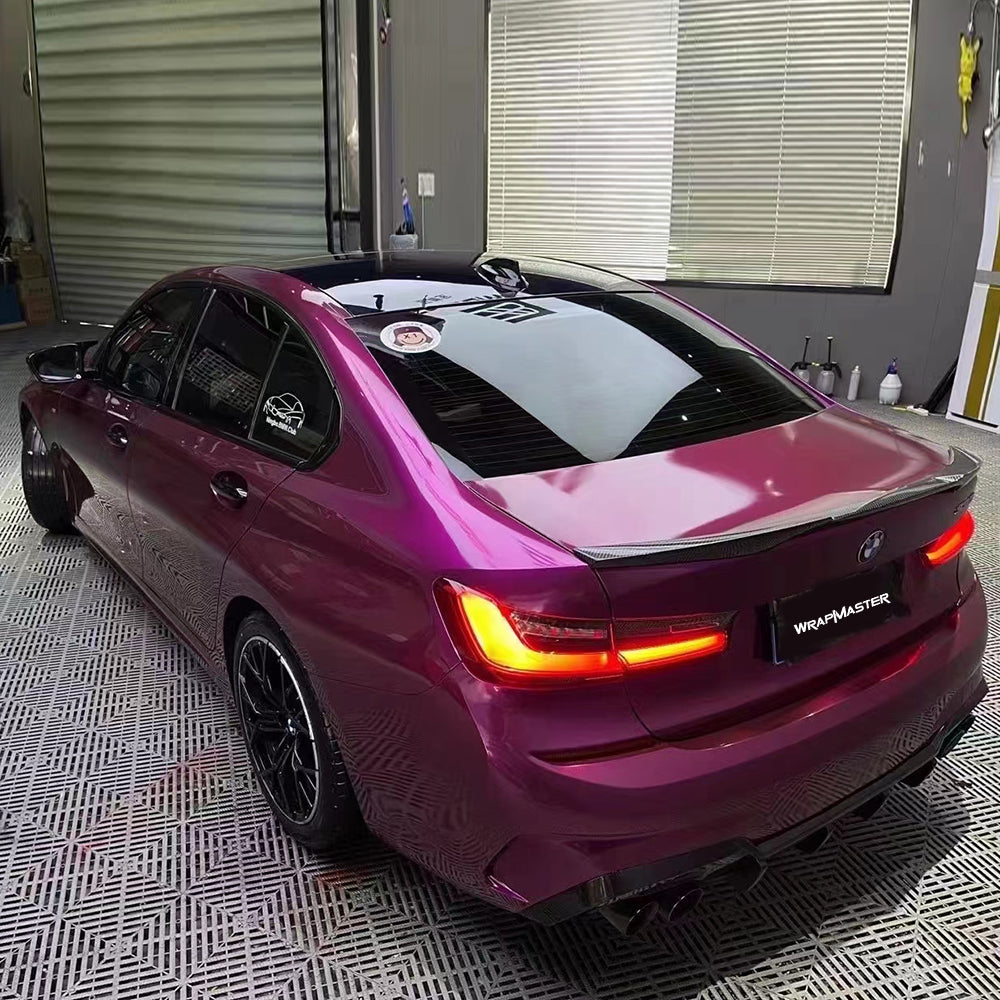 PET Metallic Pearl Grape Purple Vehicle Wrap
