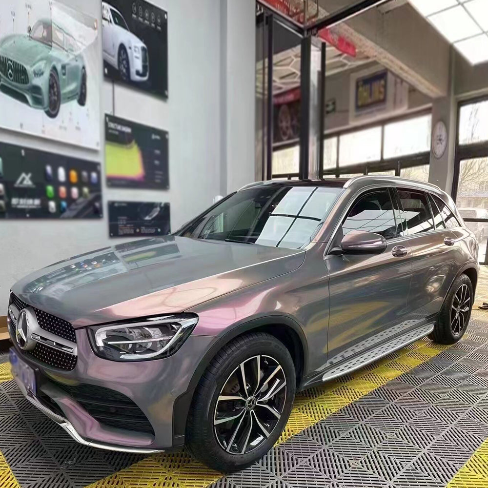 PET Metallic Stars Phantom Grey