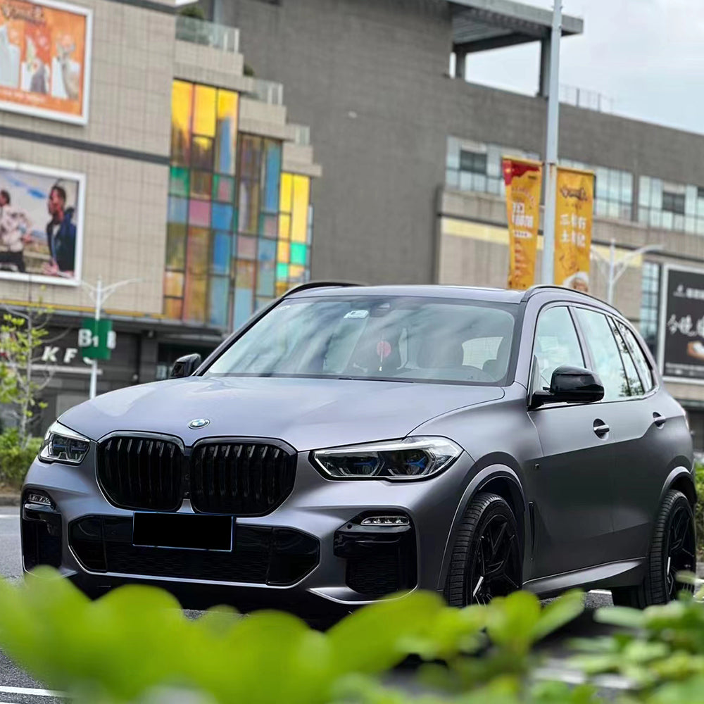 PET Matte AMG Grey Car Wrap