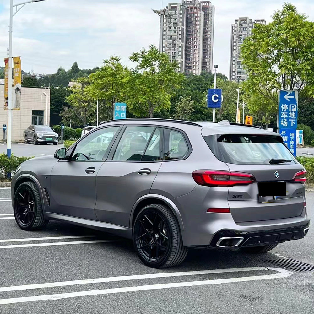 PET Matte AMG Grey Car Wrap