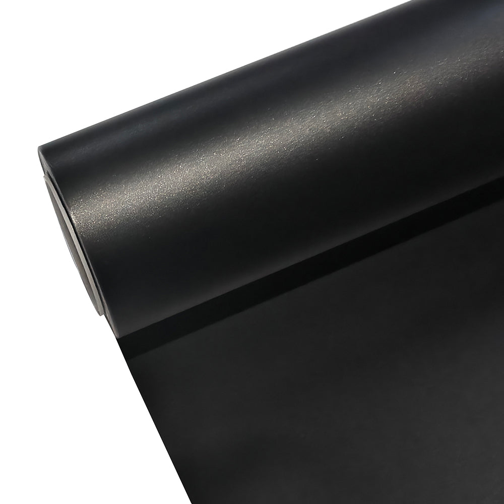 PET Matte Sanding Black Vinyl Wrap