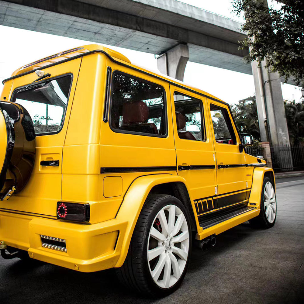 Satin Metallic Yellow Vinyl Film