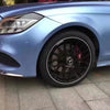 Satin Metallic Mist Blue Wraps