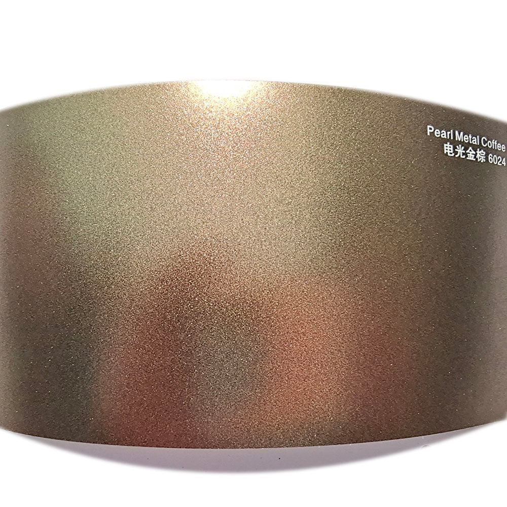 Satin Metallic Coffee Brown Wraps