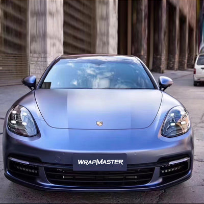 Satin Metallic Midnight Blue Wraps