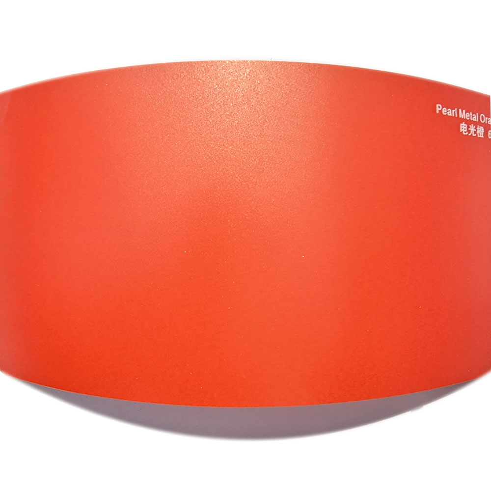 Satin Metallic Orange Color Wraps