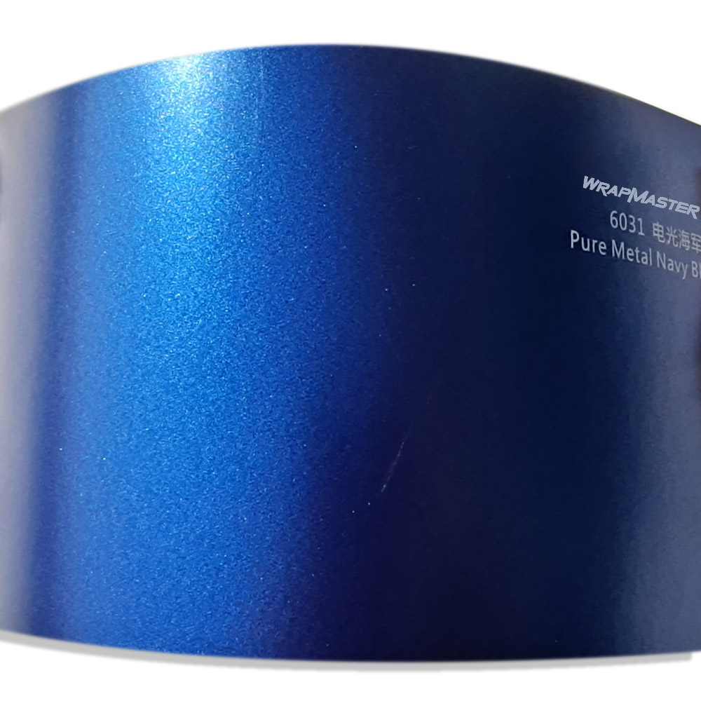 Satin Metallic Navy Blue Vinyl Wrap