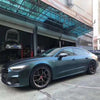 Satin Metallic Dark Green Car Wrap