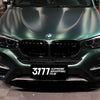 Satin Metallic Dark Green Car Wrap