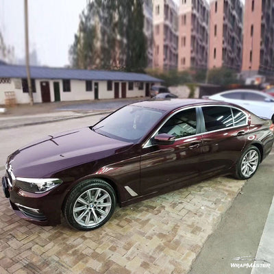 PET Super Glossy Metallic Black Rose