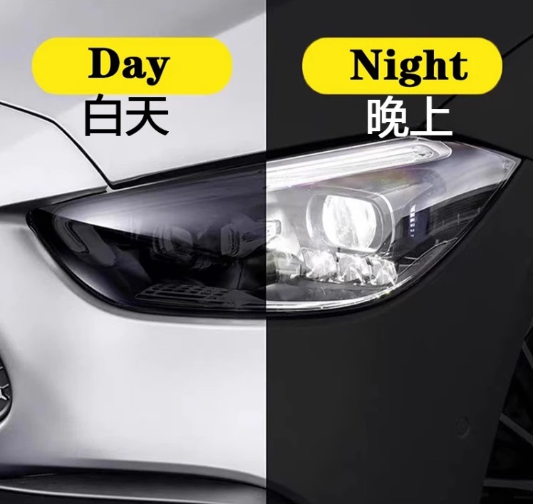 Wrapmaster TPU Intelligent UV Color Change Photochromic Headlight Tint Film